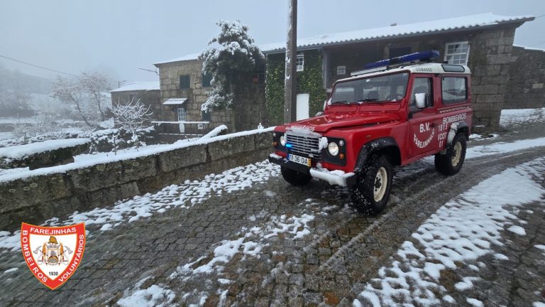 Nevão mobiliza Bombeiros Voluntários de Farejinhas