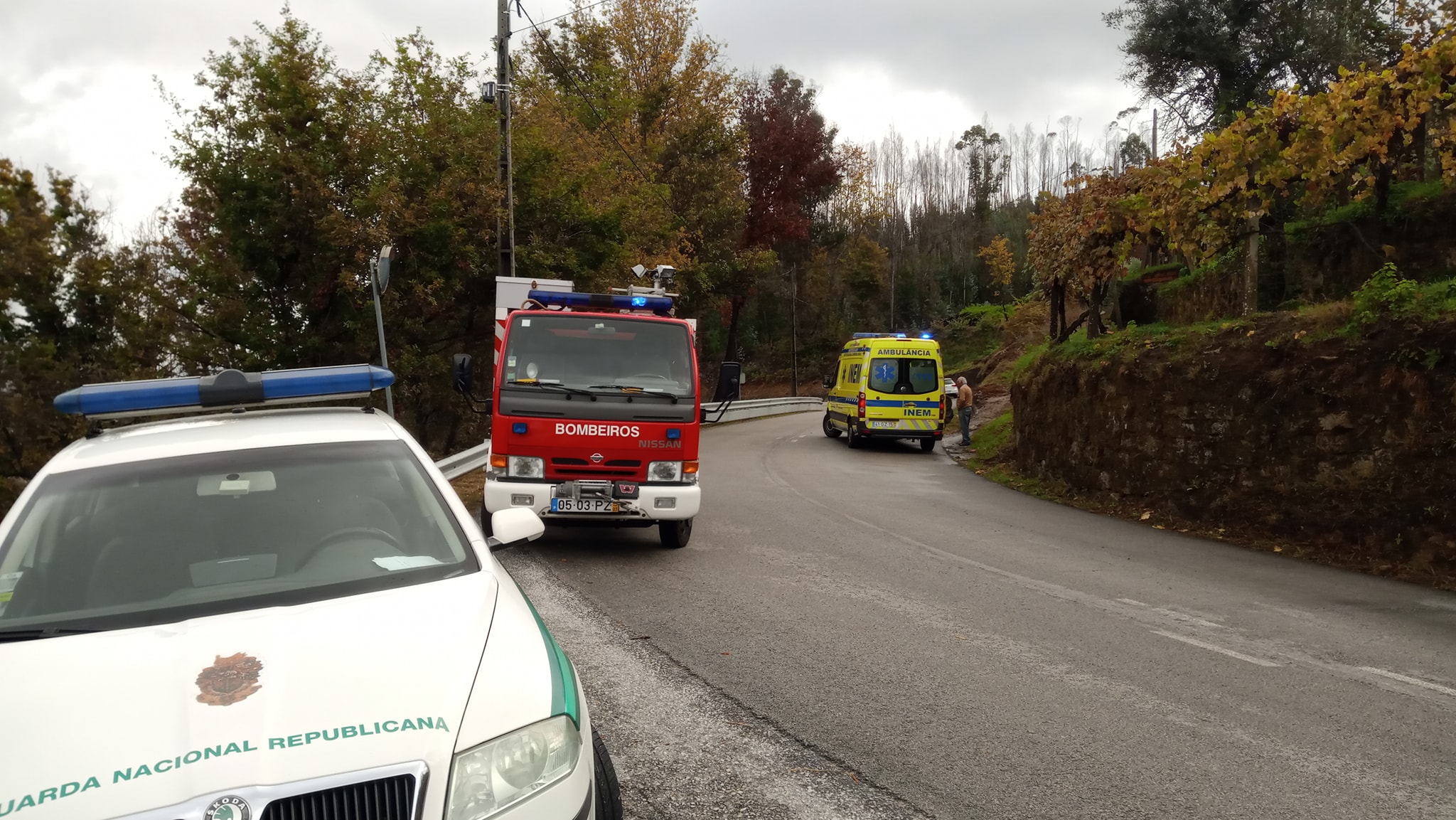 Um morto e um ferido grave em despiste em Oliveira de Frades